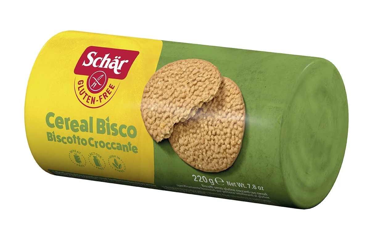 Biscuiti crocanti fara gluten Cereal Bisco, 220g, Schar