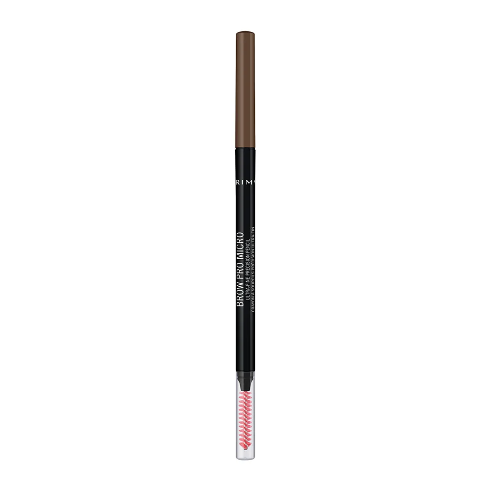 Creion pentru sprancene Brow Pro Micro 002 Soft Brown, 0.09g, Rimmel London