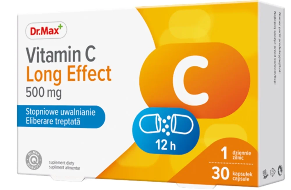 Dr. Max Vitamina C Long Effect 500mg, 30 comprimate