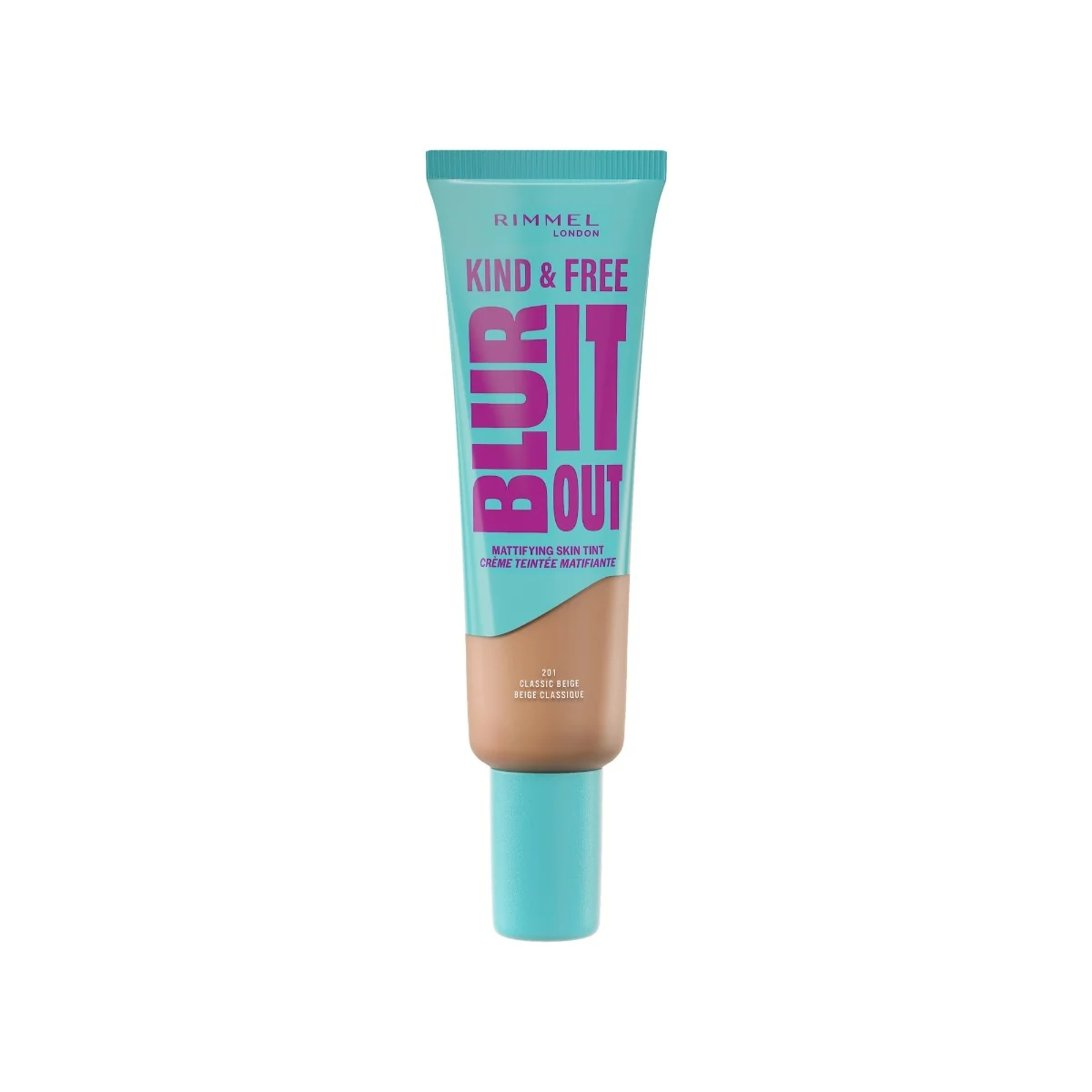 Fond de ten Kind & Free Blur It Out 201 Classic Beige, 30ml, Rimmel London 