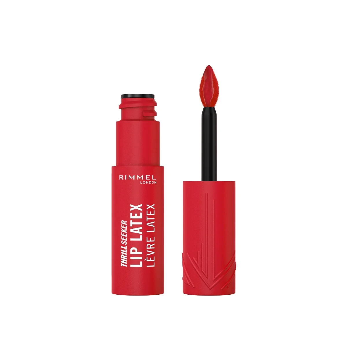 Ruj lichid Thrill Seeker Lip Latex 400 Red, 6ml, Rimmel London 