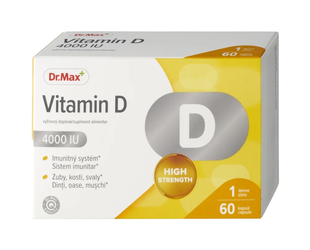 Dr. Max Vitamina D 4000 UI, 60 capsule