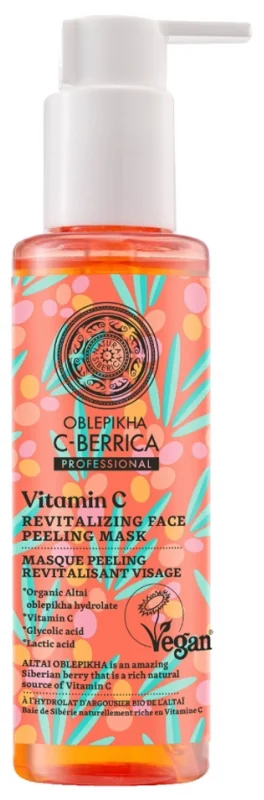 Masca pentru fata Oblepikha C-Berrica Peeling, 145ml, Natura Siberica