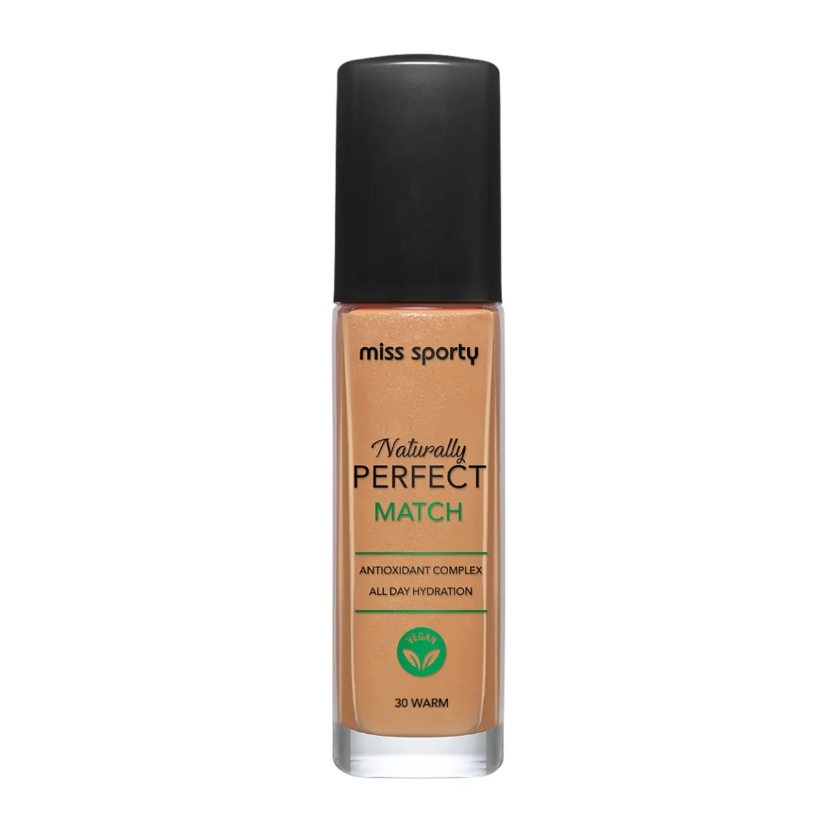 Fond de ten Naturally Perfect Match 30 Warm, 30ml, Miss Sporty