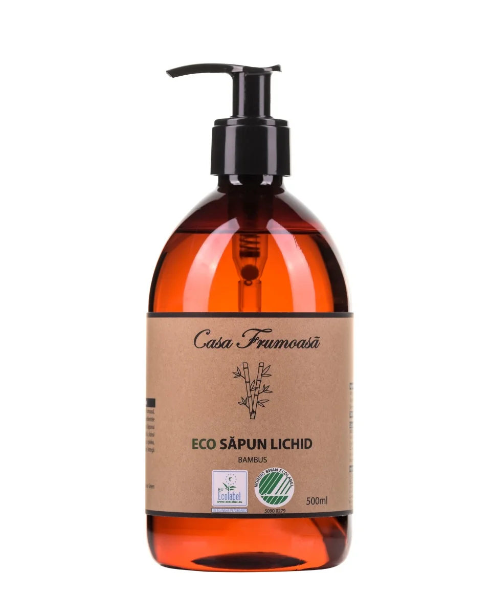 Sapun lichid eco Green Grass & Bamboo, 500ml, Casa Frumoasa