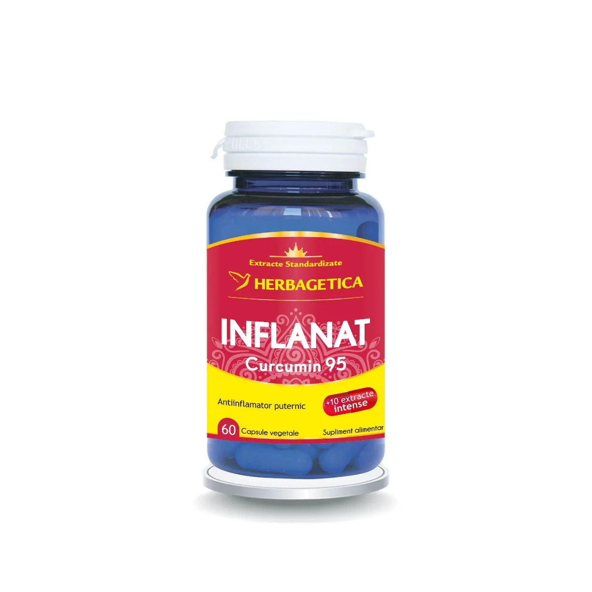 Inflanat+ Curcumin95, 60 capsule vegetale, Herbagetica