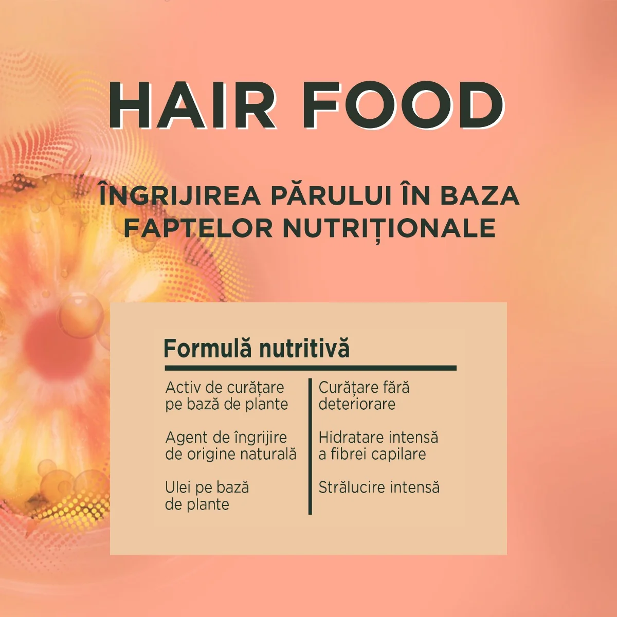 Sampon pentru stralucire si volum Hair Food Ananas, 350ml, Fructis 