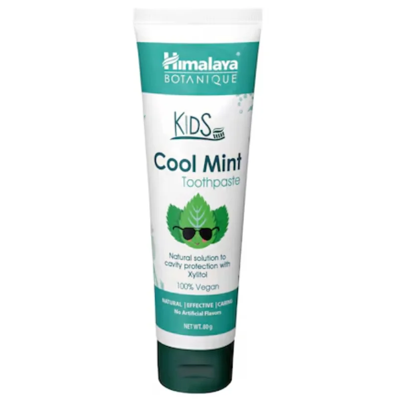 Pasta de dinti Botanique Kids Cool Mint, 80g, Himalaya