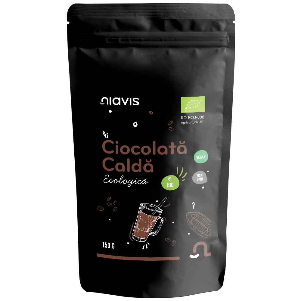 Ciocolata calda ecologica, 150g, Niavis