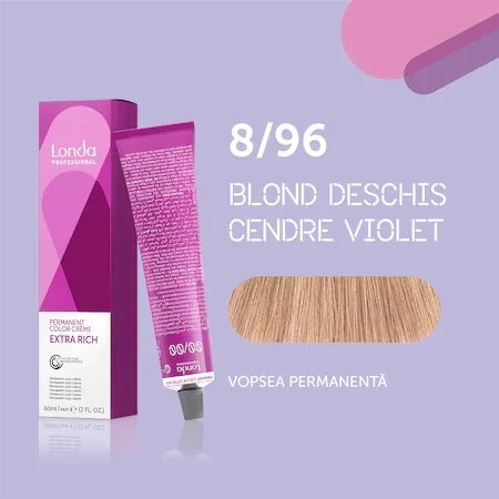 Vopsea de par permanenta 8/96 Extra Rich, 60ml, Londa Professional 