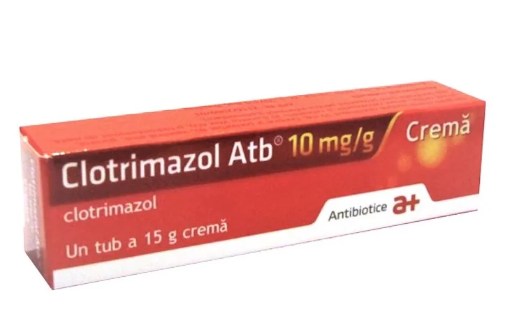 Clotrimazol 10mg/g Crema, 15g, Antibiotice