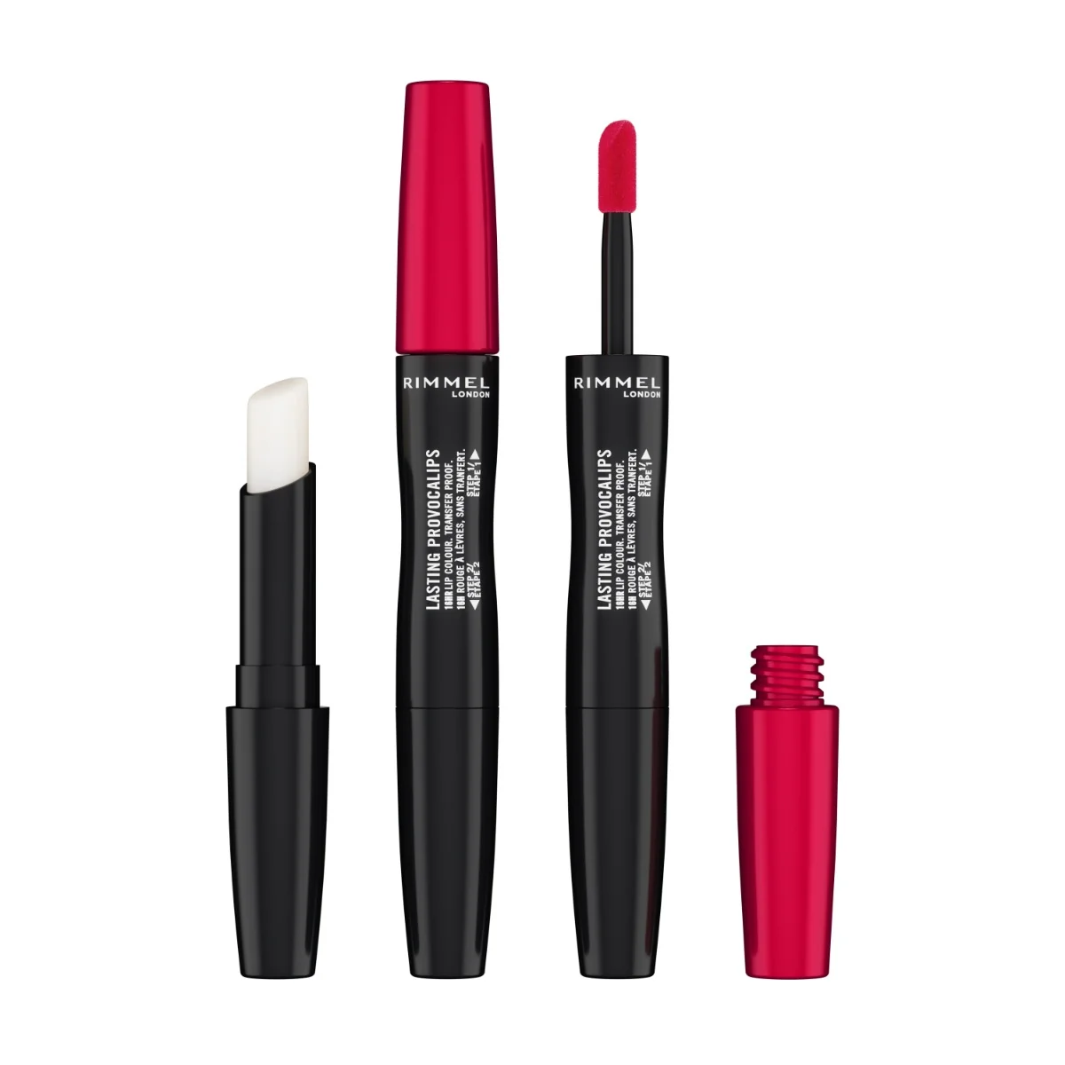 Ruj lichid Lasting Finish Provocalips 500 Kiss The Town Red, 3.9g, Rimmel London 