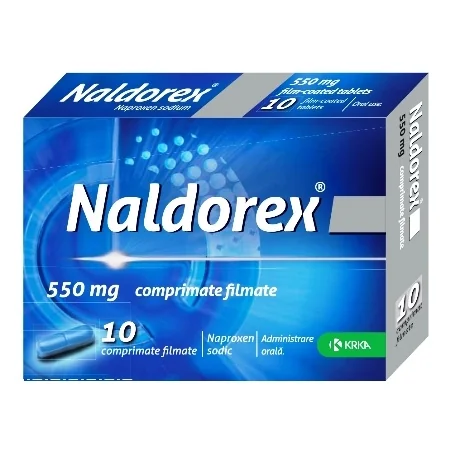 Naldorex 550 mg, 30 comprimate filmate, KRKA