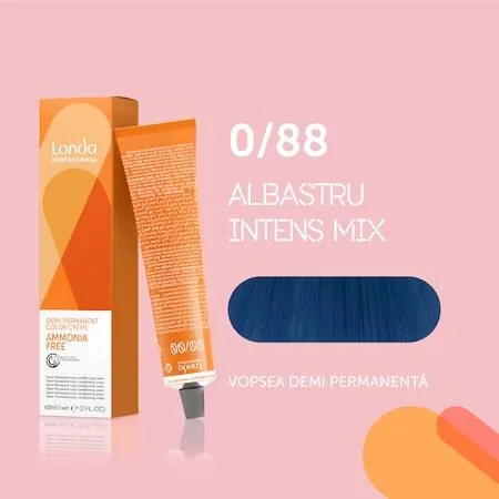 Vopsea de par demi permanenta fara amoniac 0/88, 60ml, Londa Professional 