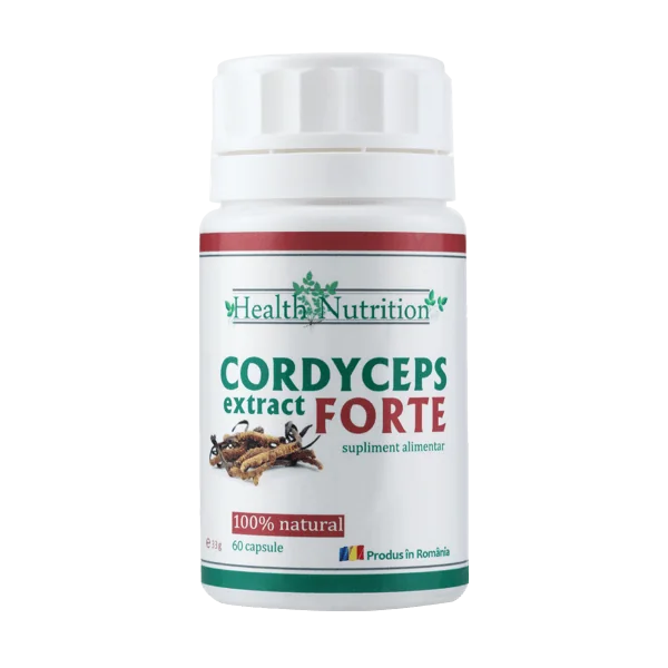 Cordyceps Extract Forte 100% natural, 60 capsule, Health Nutrition