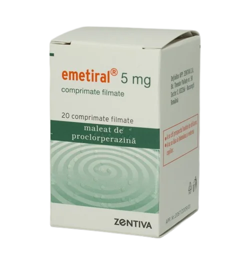 Emetiral 5mg, 20 comprimate filmate, Zentiva