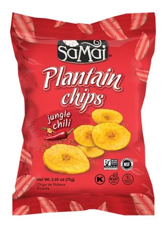 Chips de banane de gatit Jungle Chili, 75g, Samai