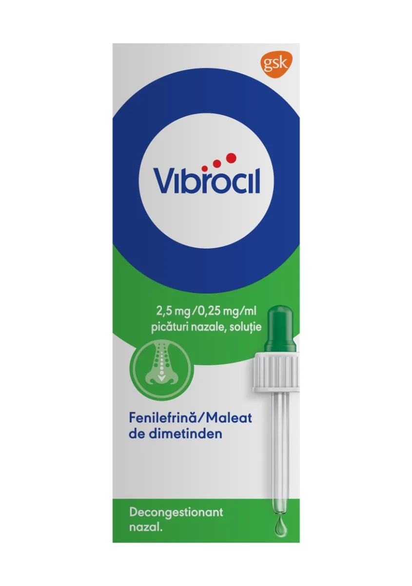 Vibrocil picaturi nazale, 15ml, Haleon