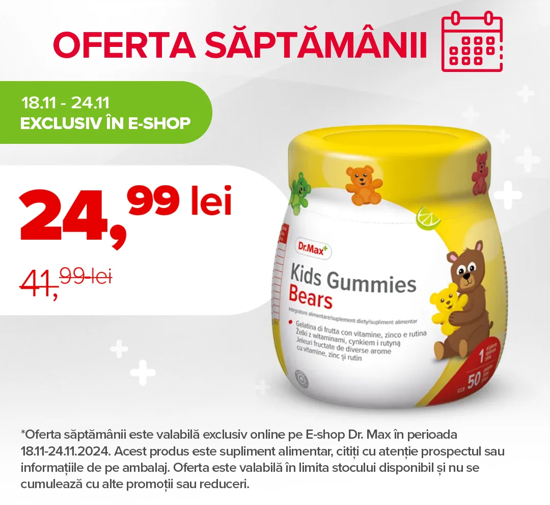 Ofertele saptamanii 18-24 noiembrie 2024 Kids Gummies