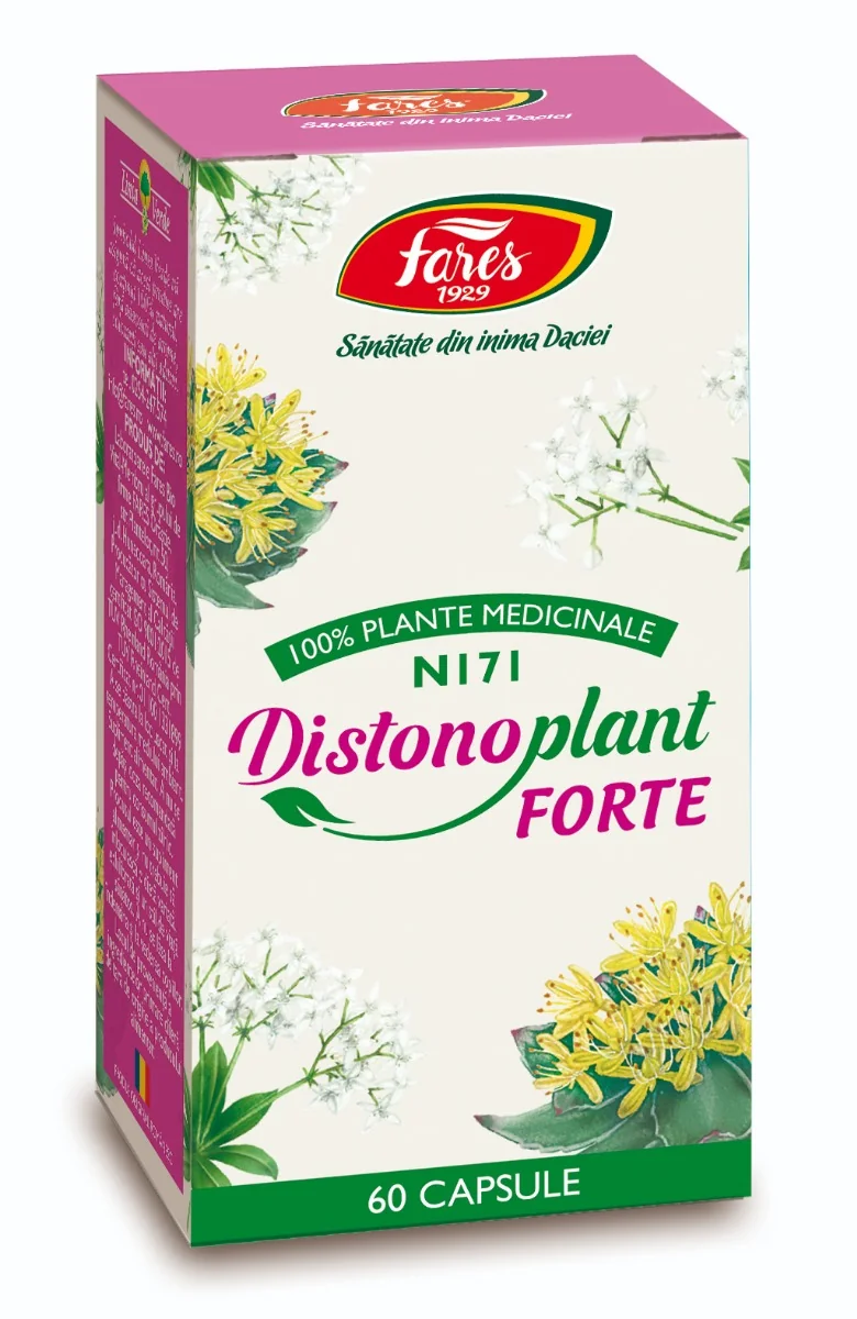 Distonoplant Forte N171, 60 capsule, Fares