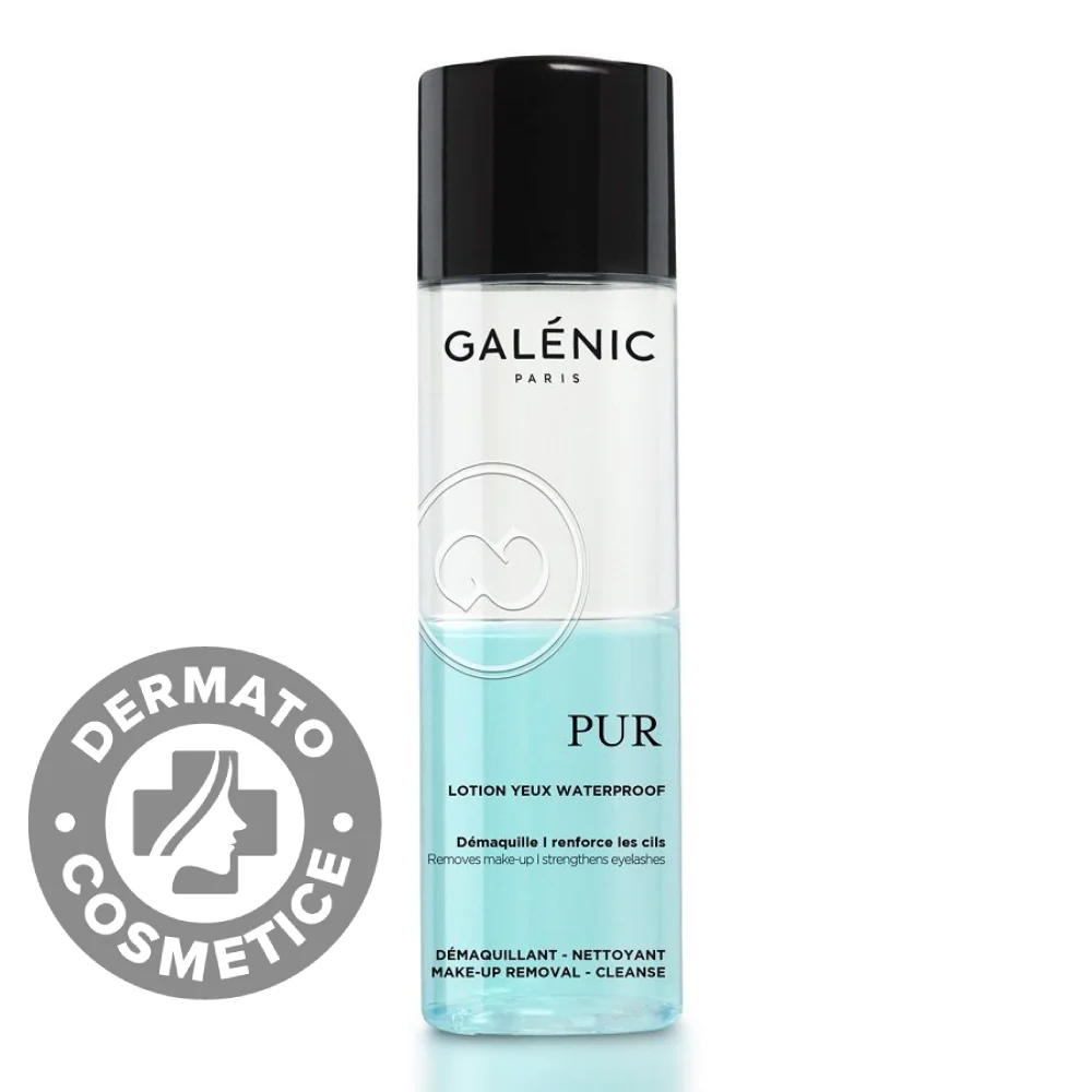 Demachiant bifazic pentru ochi Pur, 125ml, Galenic