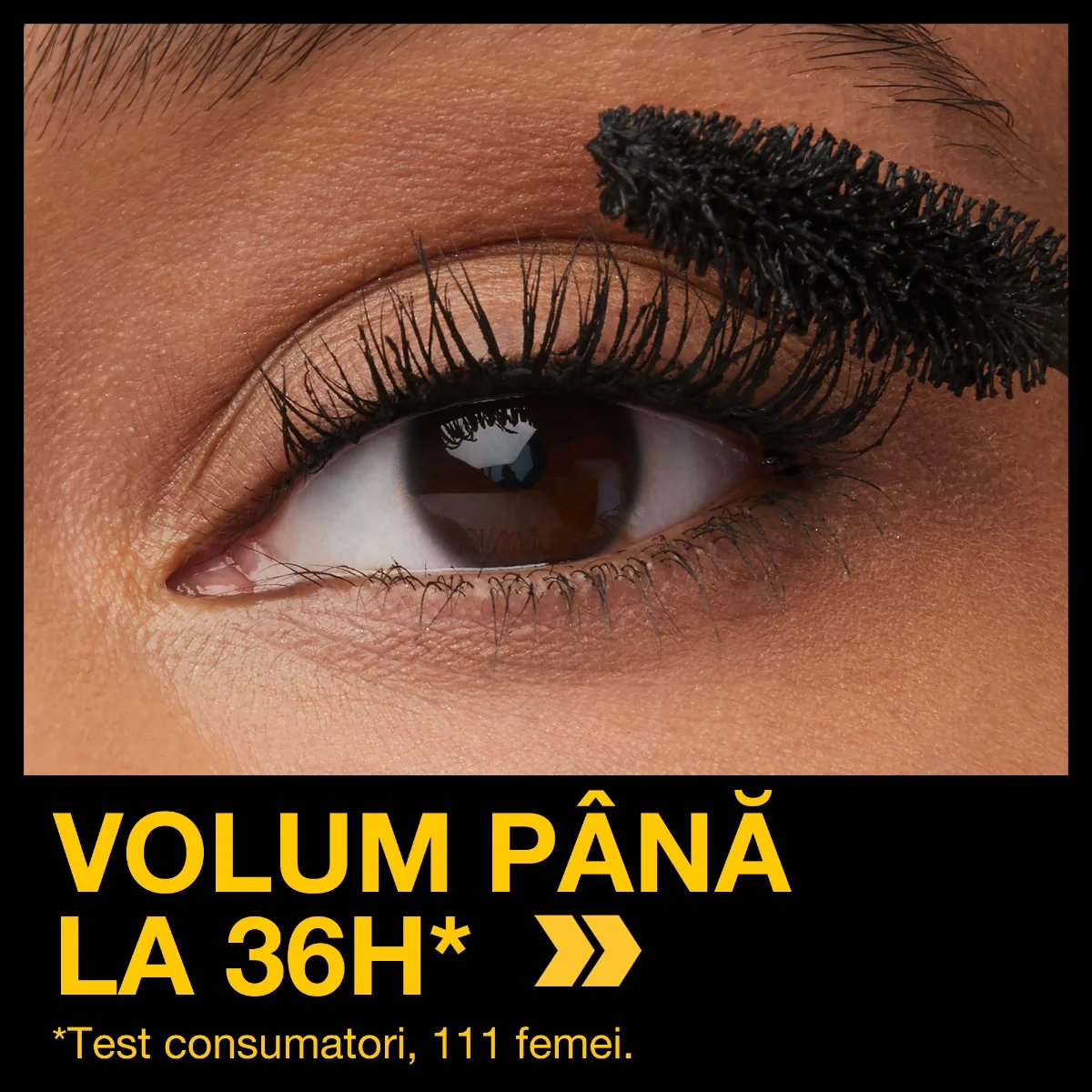 Mascara pentru volum The Colossal 36H Waterproof, 10.7ml, Maybelline 