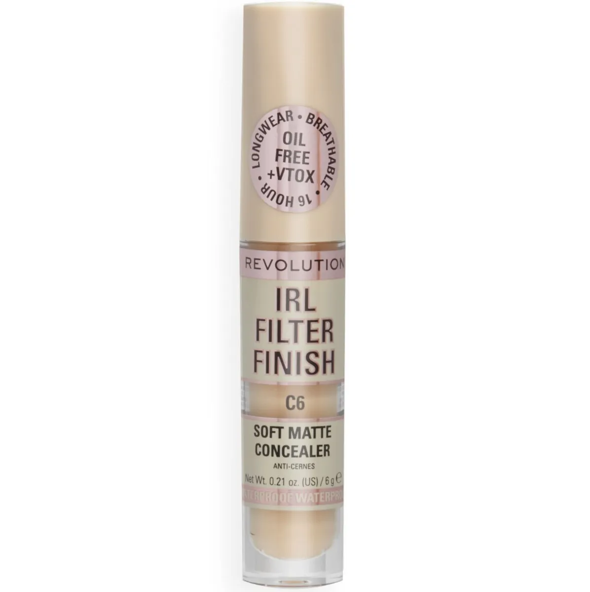 Corector IRL Filter Finish C6, 6g, Makeup Revolution 