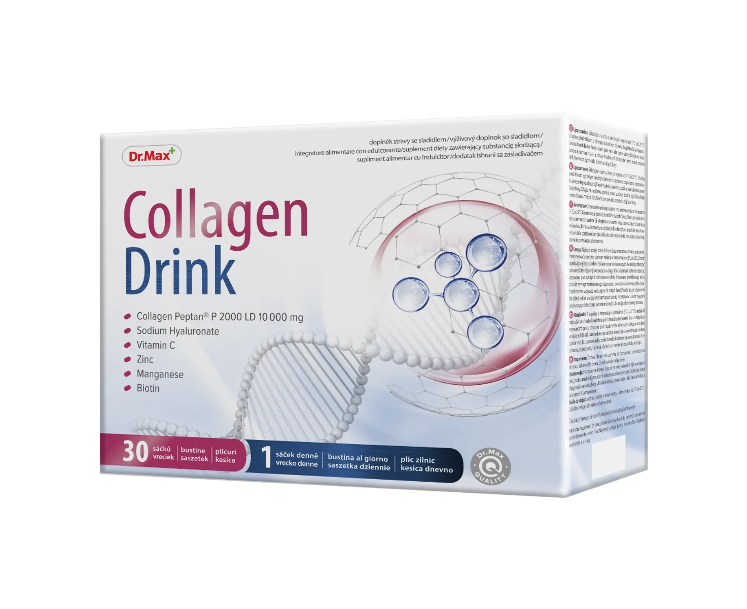 Dr. Max Collagen Drink, 30 plicuri