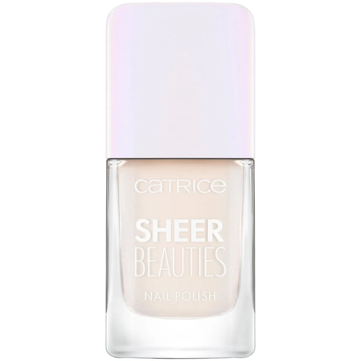 Lac pentru unghii Sheer Beauties Nail Polish 010 - Milky Not Guilty, 10.5ml, Catrice 