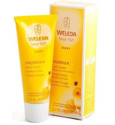 Crema de fata hidratanta cu galbenele Baby, 50ml, Weleda