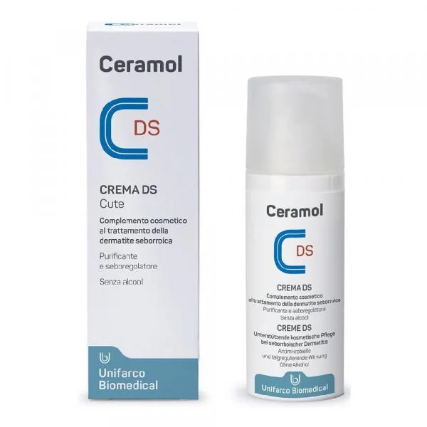 Crema tratament adjuvant pentru dermatita seboreica DS, 50ml, Ceramol 