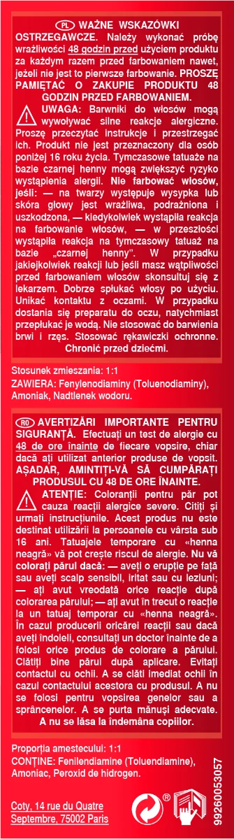 Vopsea de par permanenta 6/45 Rosu Granat, 110ml, Londa Professional 