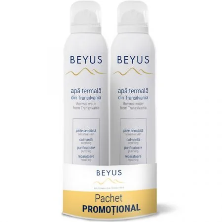 Apa termala din Transilvania spray, 2x150ml, Beyus 