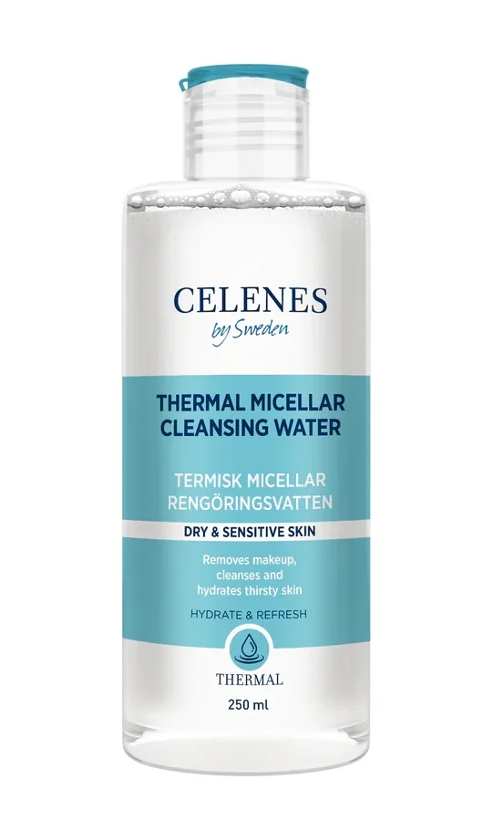 Apa micelara pentru ten sensibil si uscat Thermal, 200ml, Celenes