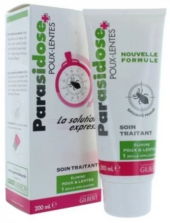 Lotiune tratament pentru paduchi si lindini, 200ml + Pieptene metalic + casca, Parasidose Express