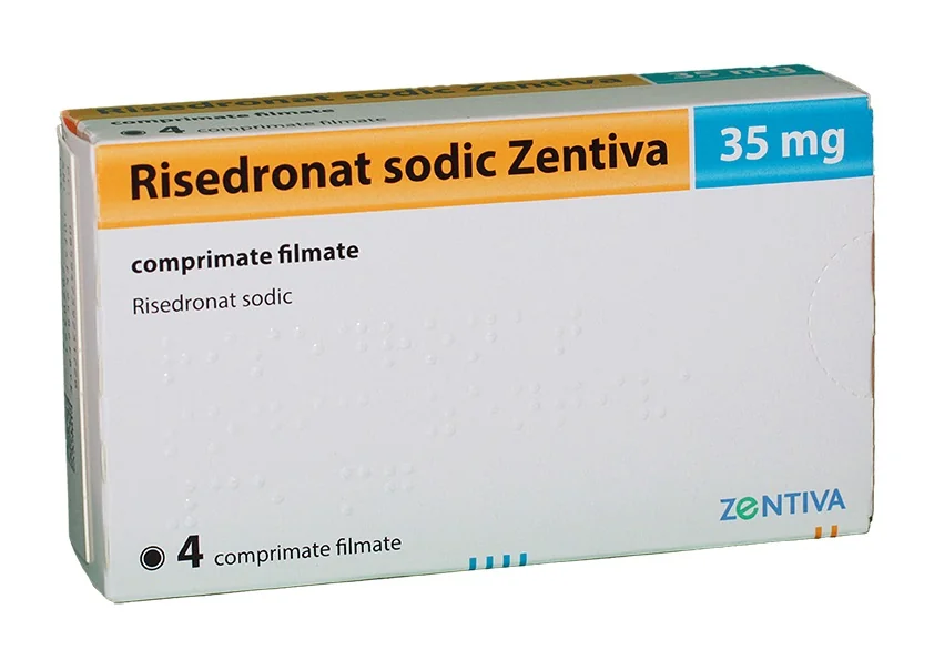 Risedronat sodic Zentiva 35mg, 4 comprimate filmate, Zentiva