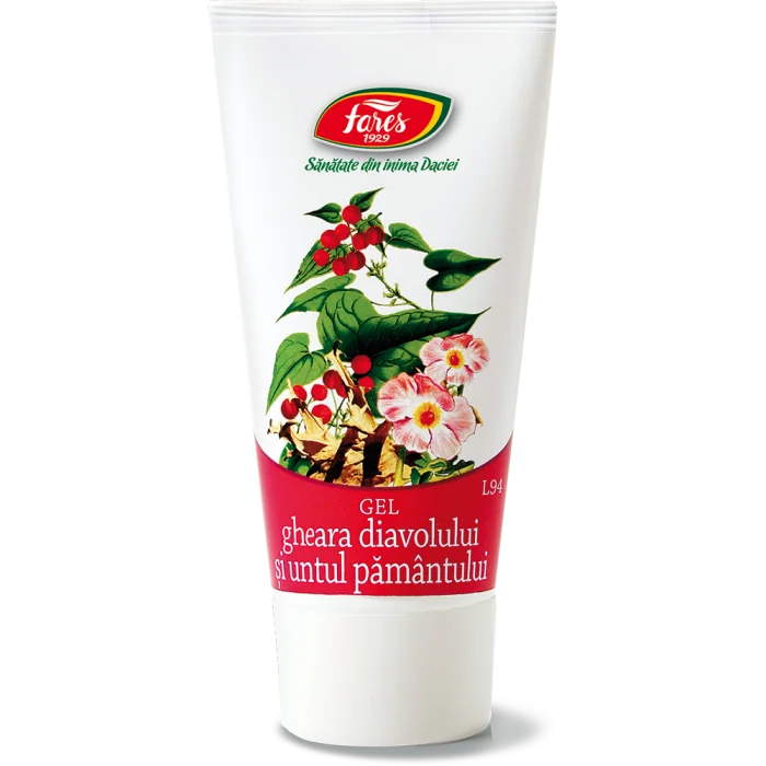 Gel Ghiara Diavolului si Untul Pamantului, 50ml, Fares