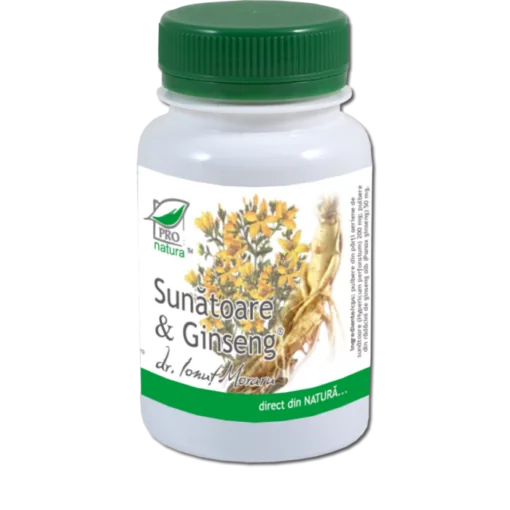 Sunatoare si Ginseng, 150 capsule, Pro Natura