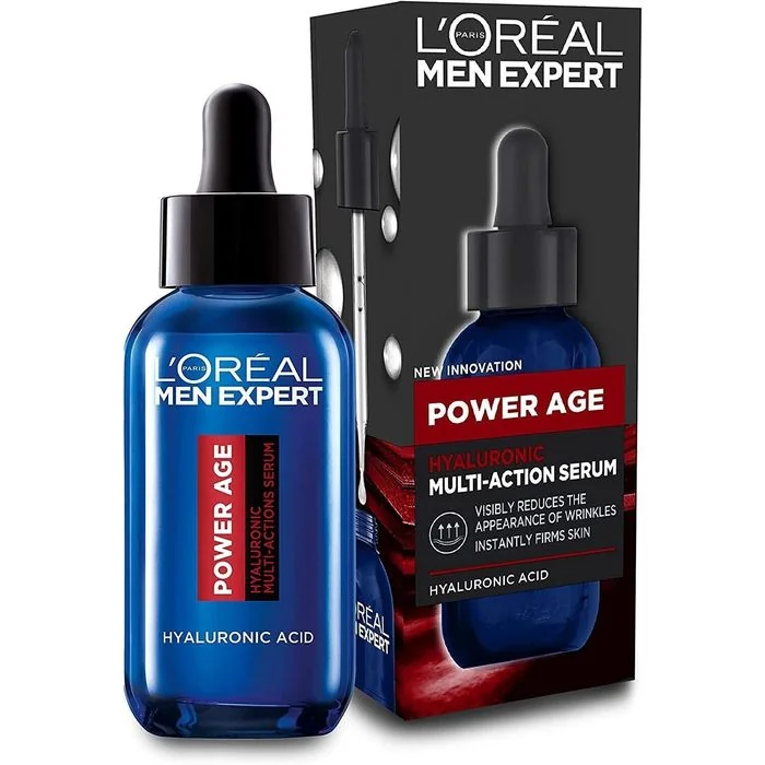 Serum cu acid hialuronic pentru barbati Men Expert, 30ml, L'Oreal Paris 