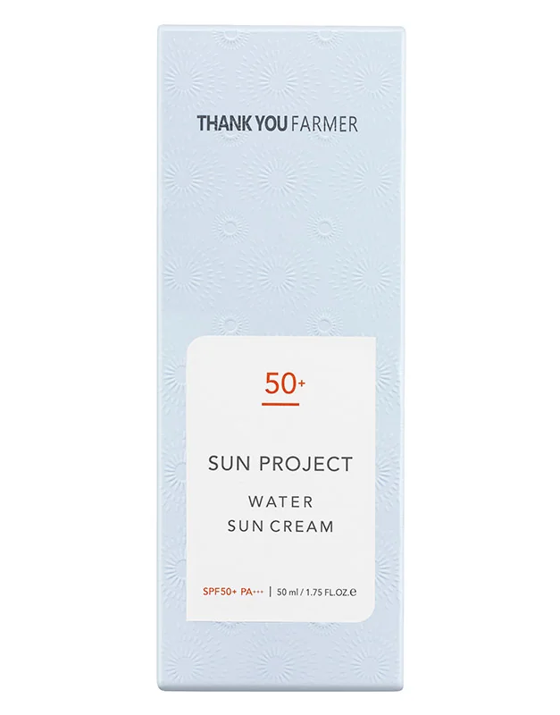 Crema cu factor de protectie SPF50+ Sun Project Water, 50ml, Thank You Farmer 