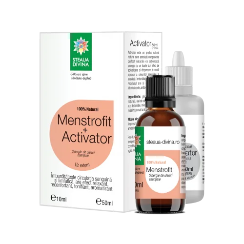 Pachet Menstrofit 10ml + Activator 50ml, Steaua Divina