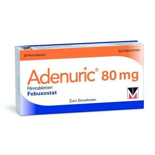 Adenuric 80mg, 28 comprimate filmate, Menarini