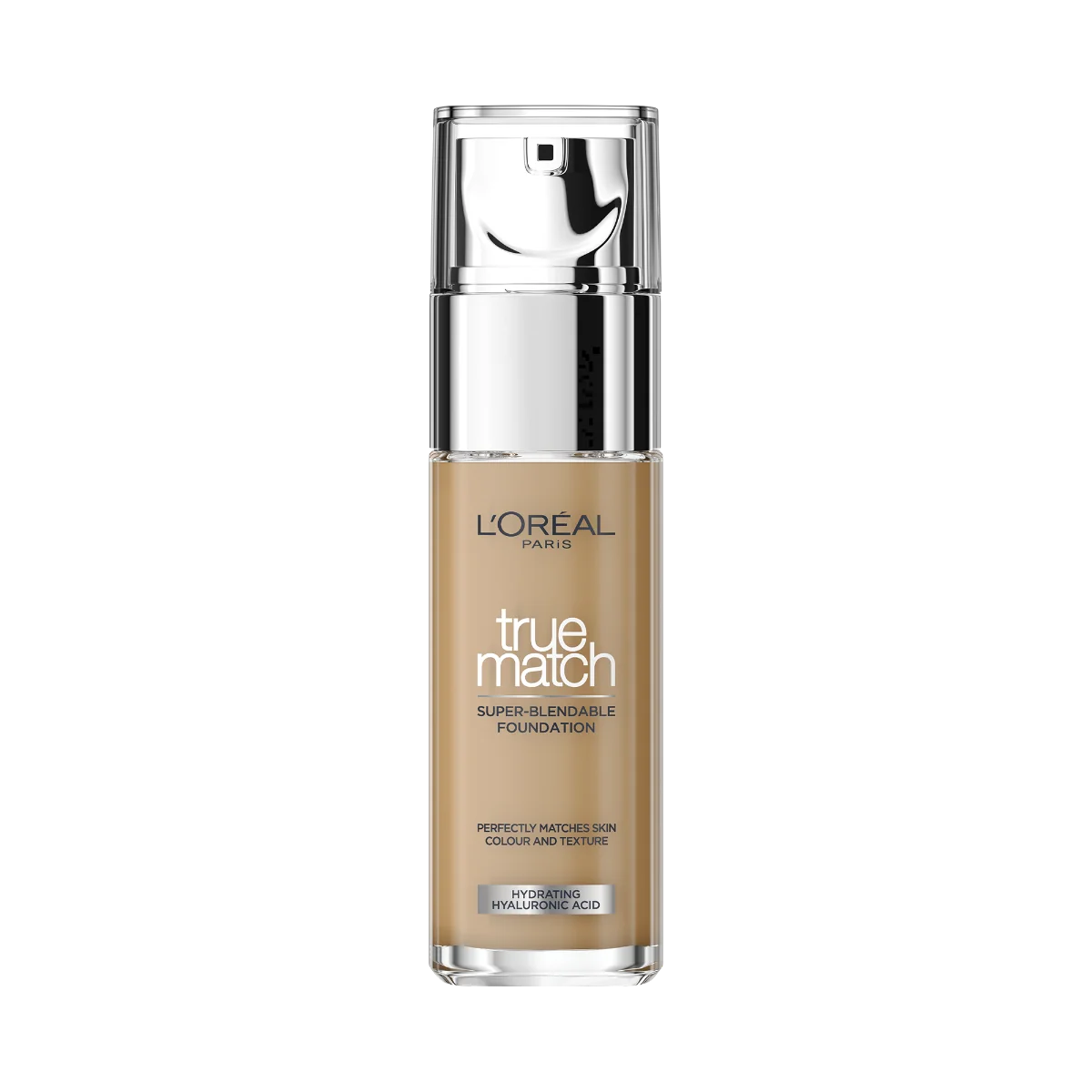 Fond de ten infuzat cu acid hialuronic True Match 7DW Golden Amber, 30ml, L'Oreal Paris 