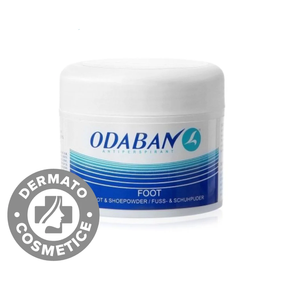 Antiperspirant pudra pentru picioare, 50g, Odaban