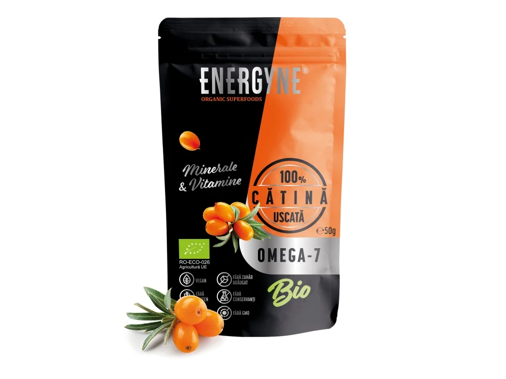 Fructe de catina deshidratate Eco, 50g, Energyne