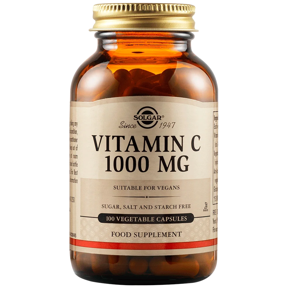 Vitamina C 1000mg, 100 capsule, Solgar