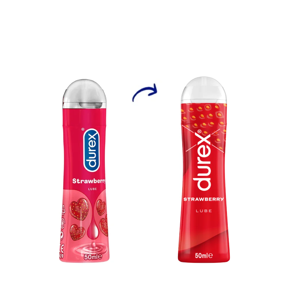 Lubrifiant Strawberry, 50ml, Durex Play 