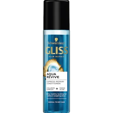 Balsam express de reparare Aqua Revive pentru par normal sau uscat, 200ml, Gliss