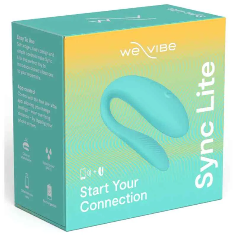 Vibrator pentru cuplu Sync Lite Aqua, 1 bucata, We-Vibe