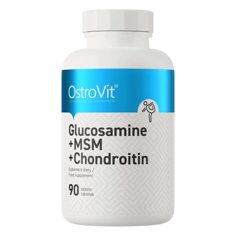 Glucozamina + MSM + Condoitina, 90 tablete, OstroVit 